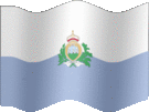 Large still flag of San Marino