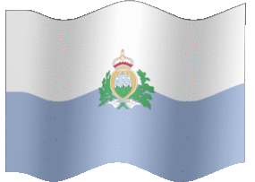 Extra Large animated flag of San Marino