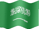 Large still flag of Saudi Arabia