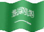 Medium still flag of Saudi Arabia