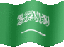 Animated Saudi Arabia flags