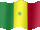 Small still flag of Senegal