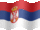 Small still flag of Serbia