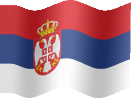 Extra Large still flag of Serbia