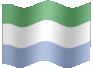 Medium animated flag of Sierra Leone