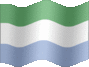 Animated Sierra Leone flags