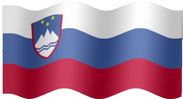 Very Big animated flag of Slovenia