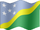 Large still flag of Solomon Islands