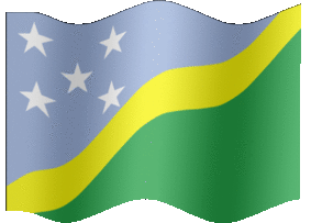 Extra Large animated flag of Solomon Islands