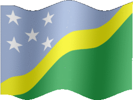 Extra Large still flag of Solomon Islands