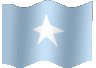 Medium animated flag of Somalia