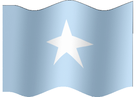 Very Big animated flag of Somalia