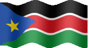 Large animated flag of South Sudan