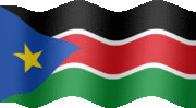 Large still flag of South Sudan