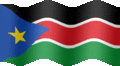 Animated South Sudan flags