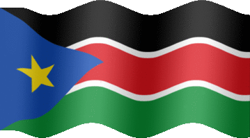Extra Large still flag of South Sudan