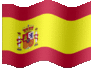 Medium animated flag of Spain
