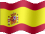 Animated Spain flags