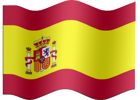 Very Big animated flag of Spain