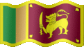 Medium still flag of Sri Lanka