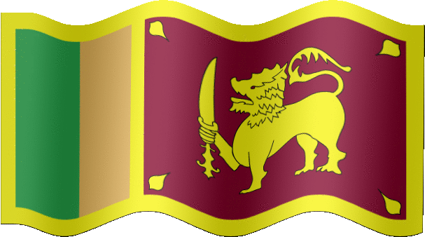 Very Big still flag of Sri Lanka