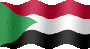 Large still flag of Sudan