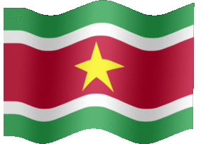 Extra Large animated flag of Suriname