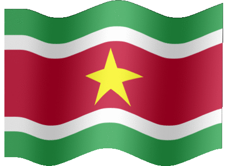 Very Big animated flag of Suriname