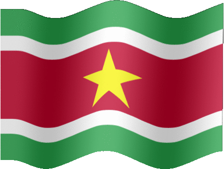 Very Big still flag of Suriname