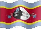 Large still flag of Swaziland