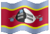 Medium animated flag of Swaziland