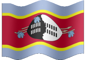 Extra Large animated flag of Swaziland