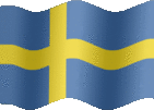 Large still flag of Sweden