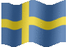 Medium animated flag of Sweden