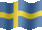 Small still flag of Sweden