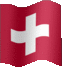 Animated Switzerland flags