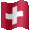 Small animated flag of Switzerland