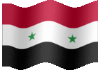 Large animated flag of Syria