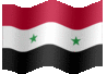 Medium animated flag of Syria