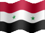 Animated Syria flags
