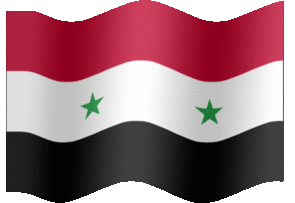 Extra Large animated flag of Syria