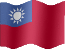 Large still flag of Taiwan