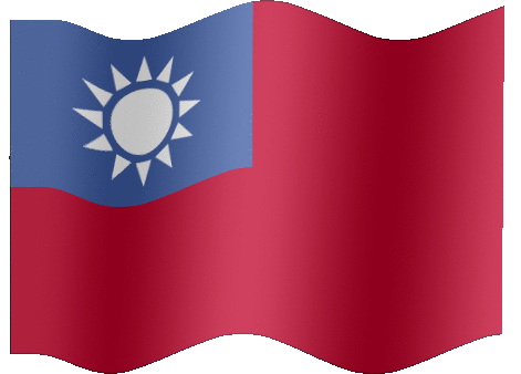 Very Big animated flag of Taiwan