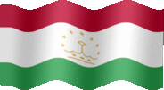 Large still flag of Tajikistan