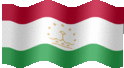 Medium animated flag of Tajikistan