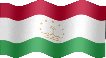 Extra Large still flag of Tajikistan