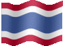 Medium animated flag of Thailand