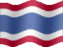Animated Thailand flags