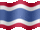 Small still flag of Thailand