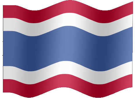 Very Big animated flag of Thailand